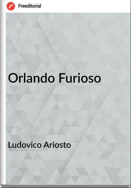 Ludovico Ariosto Orlando Furioso