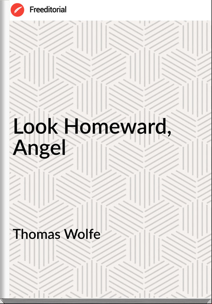 Thomas Wolfe Look Homeward, Angel