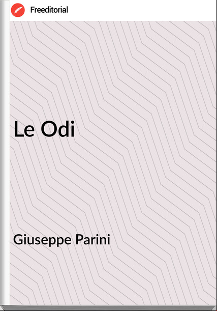 Giuseppe Parini - Le Odi
