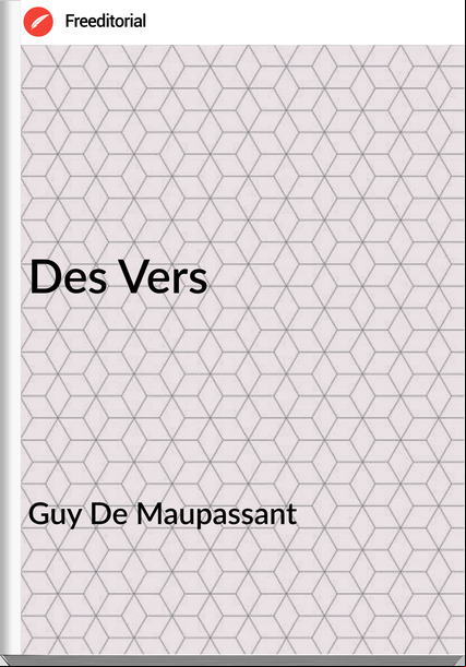 Guy De Mauant - Des Vers