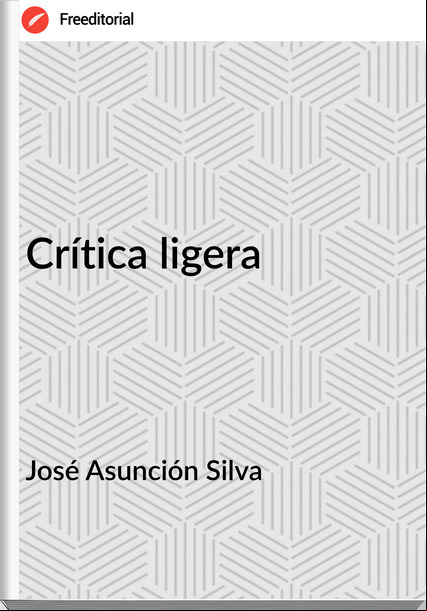 José Asunción Silva - Crítica ligera