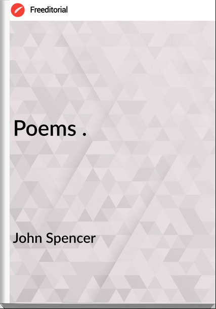 John Spencer Poems .