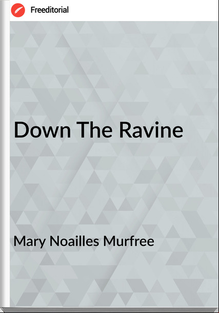Mary Noailles Murfree Down The Ravine