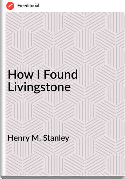 Henry M. Stanley - How I Found Livingstone