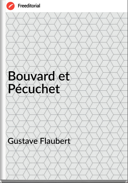 Gustave Flaubert Bouvard et Pécuchet