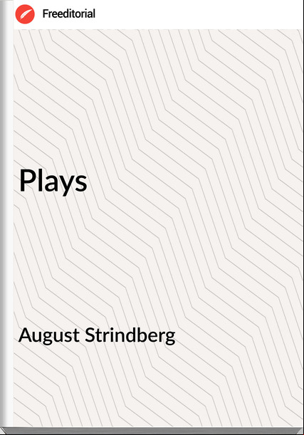 August Strindberg Plays