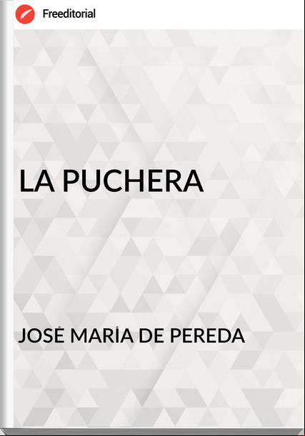 JOSÉ MARÍA DE PEREDA LA PUCHERA