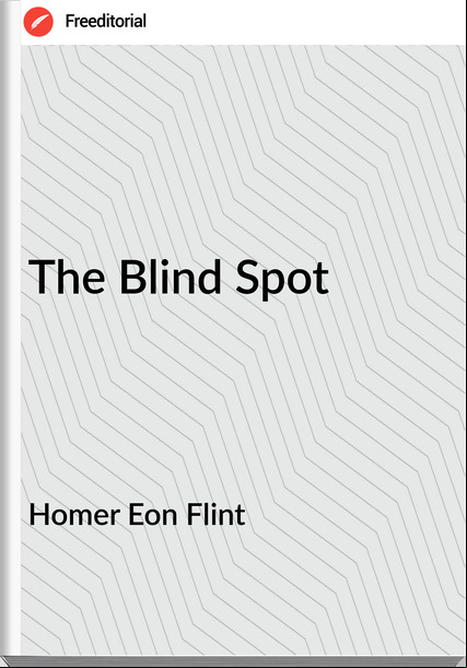 Homer Eon Flint - The Blind Spot