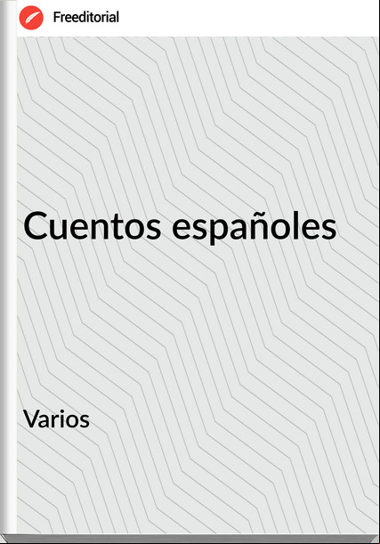 Varios - Cuentos españoles