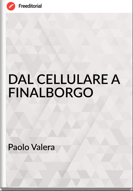 Paolo Valera - DAL CELLULARE A FINALBORGO