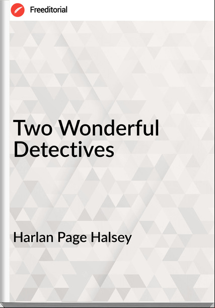 Harlan Page Halsey - Two Wonderful Detectives