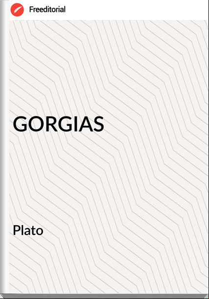  Plato - GORGIAS