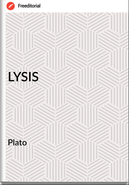  Plato - LYSIS