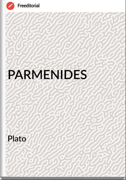 Plato PARMENIDES