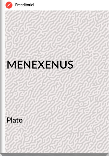 Plato MENEXENUS