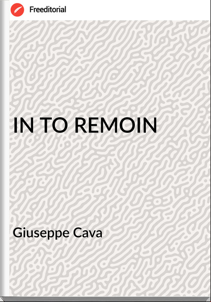 Giuseppe Cava - IN TO REMOIN