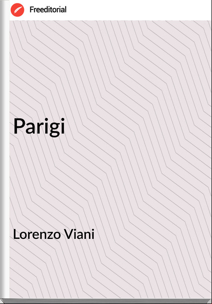 Lorenzo Viani - Parigi