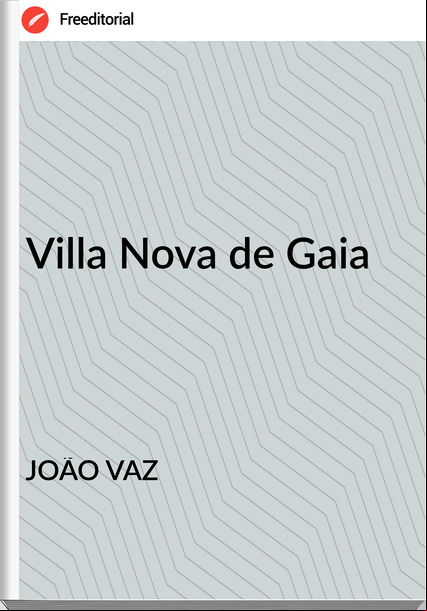 JOÃO VAZ - Villa Nova de Gaia