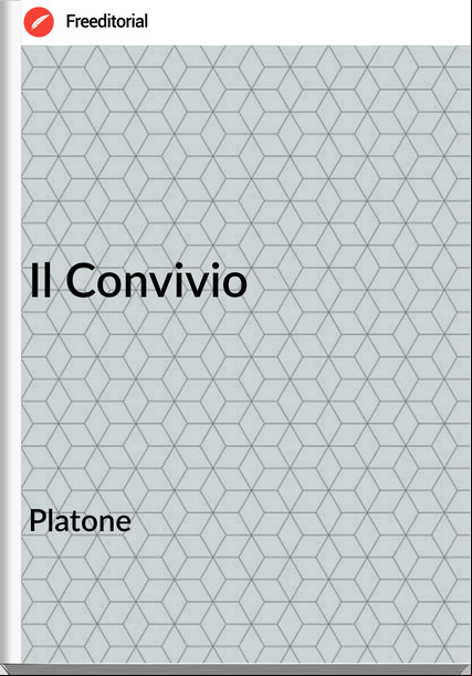  Platone - Il Convivio