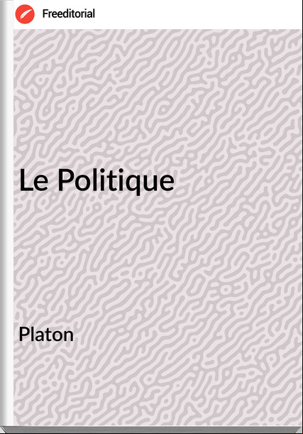 Platon Le Politique