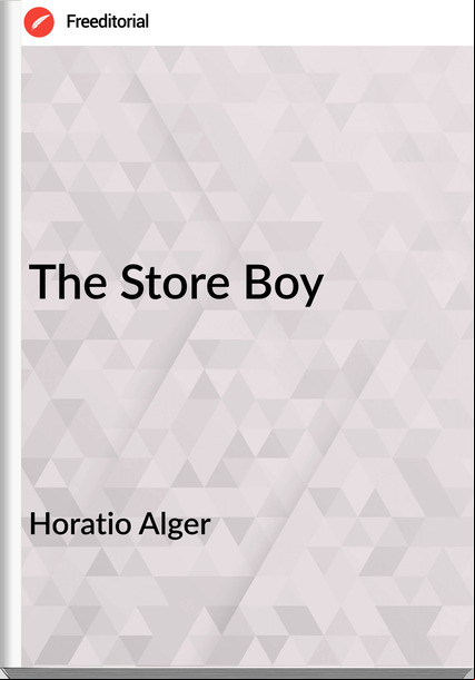 Horatio Alger The Store Boy