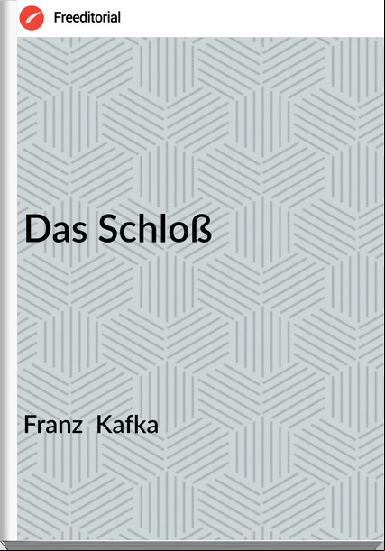 Franz Kafka Das Schloß