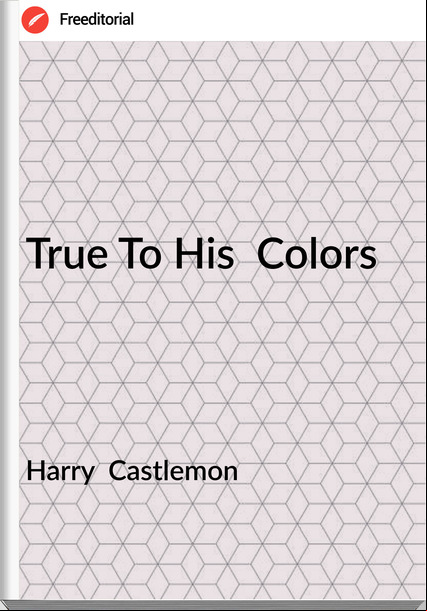 Harry  Castlemon - True To His  Colors
