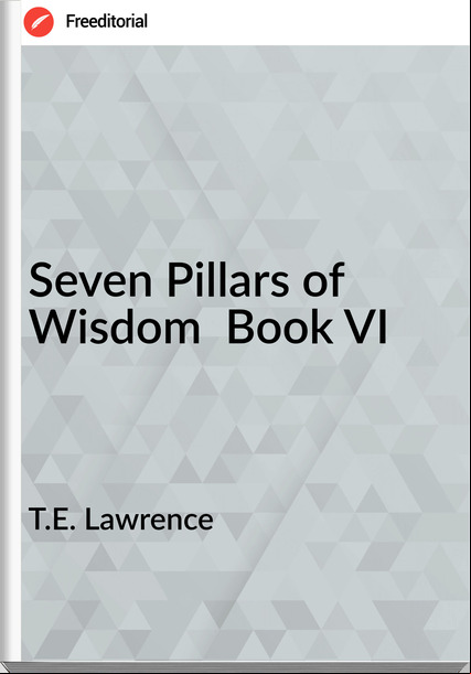 T.E. Lawrence Seven Pillars of Wisdom  Book VI