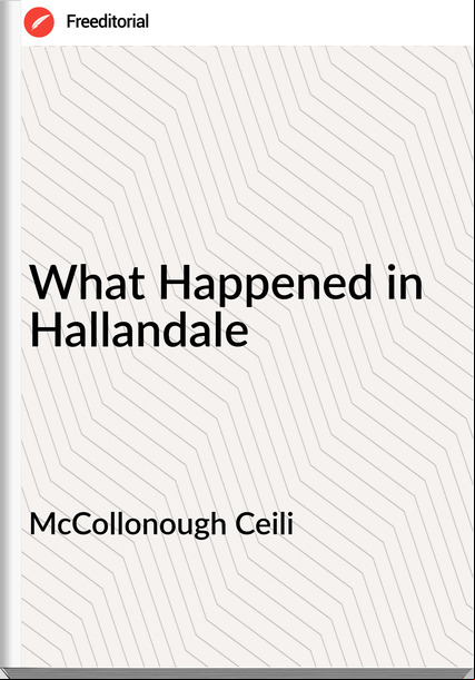 McCollonough Ceili - What Happened in Hallandale