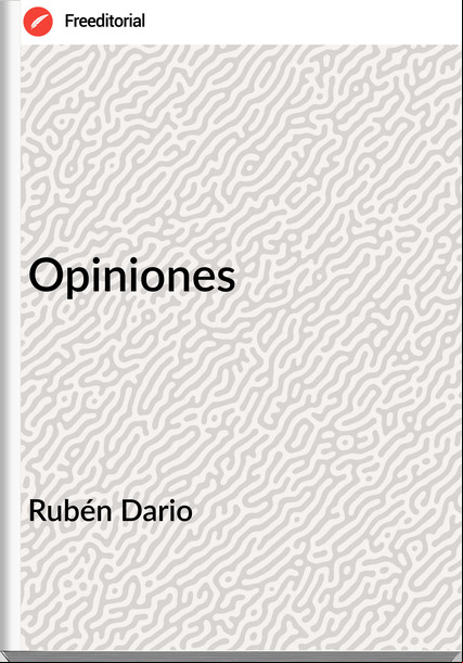 Rubén Dario Opiniones