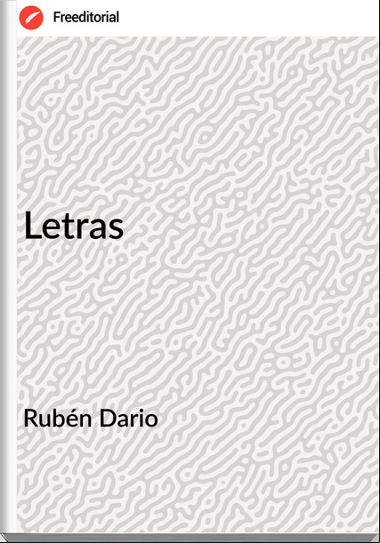 Rubén Dario Letras