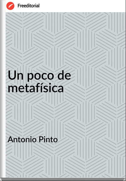 Antonio Pinto Un poco de metafísica
