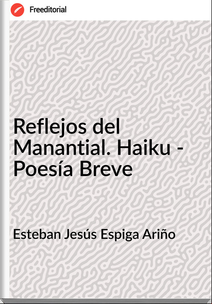 Esteban Jesús Espiga Ariño - Reflejos del Manantial. Haiku - Poesía Breve